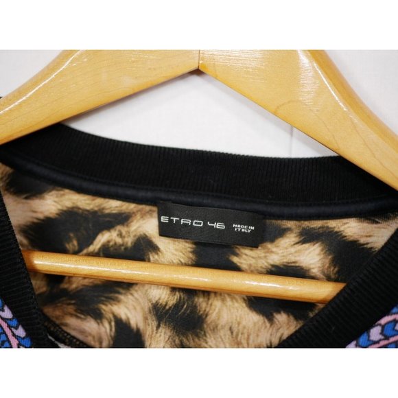 Etro 46 Animal and Paisley Sweatshirt Italy Large - Picture 15 of 16